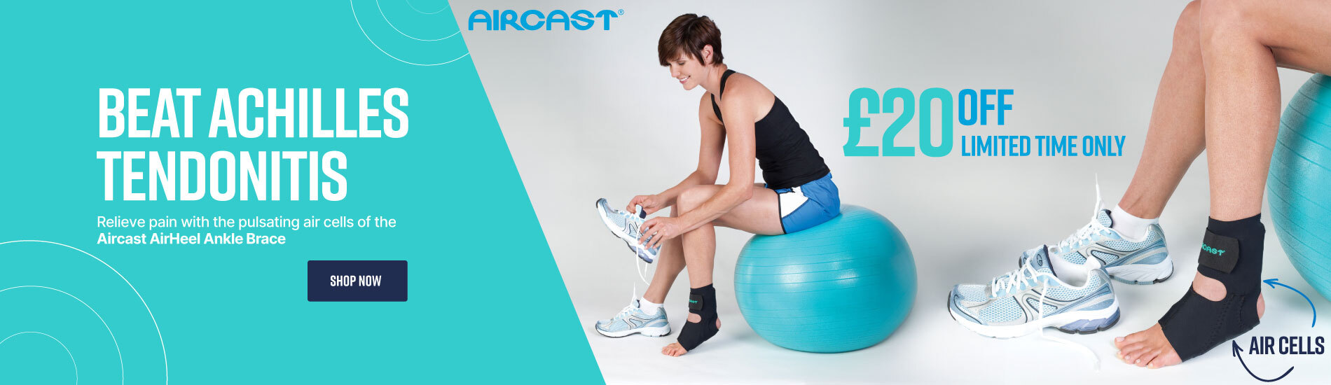 Aircast AirHeel Ankle Brace